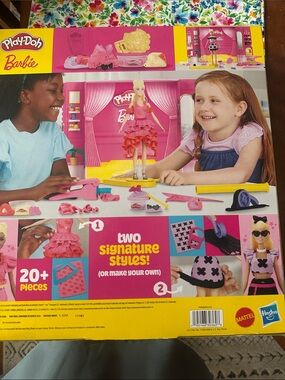 Play-Doh Barbie Fashion Studio Playset - Pink Dress Design Kit